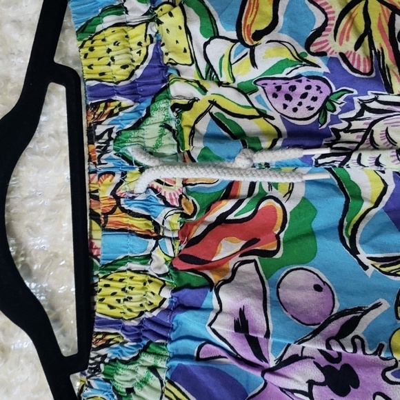 Vintage Esprit Antigua high rise tropical cotton shorts medium - Picture 5 of 11